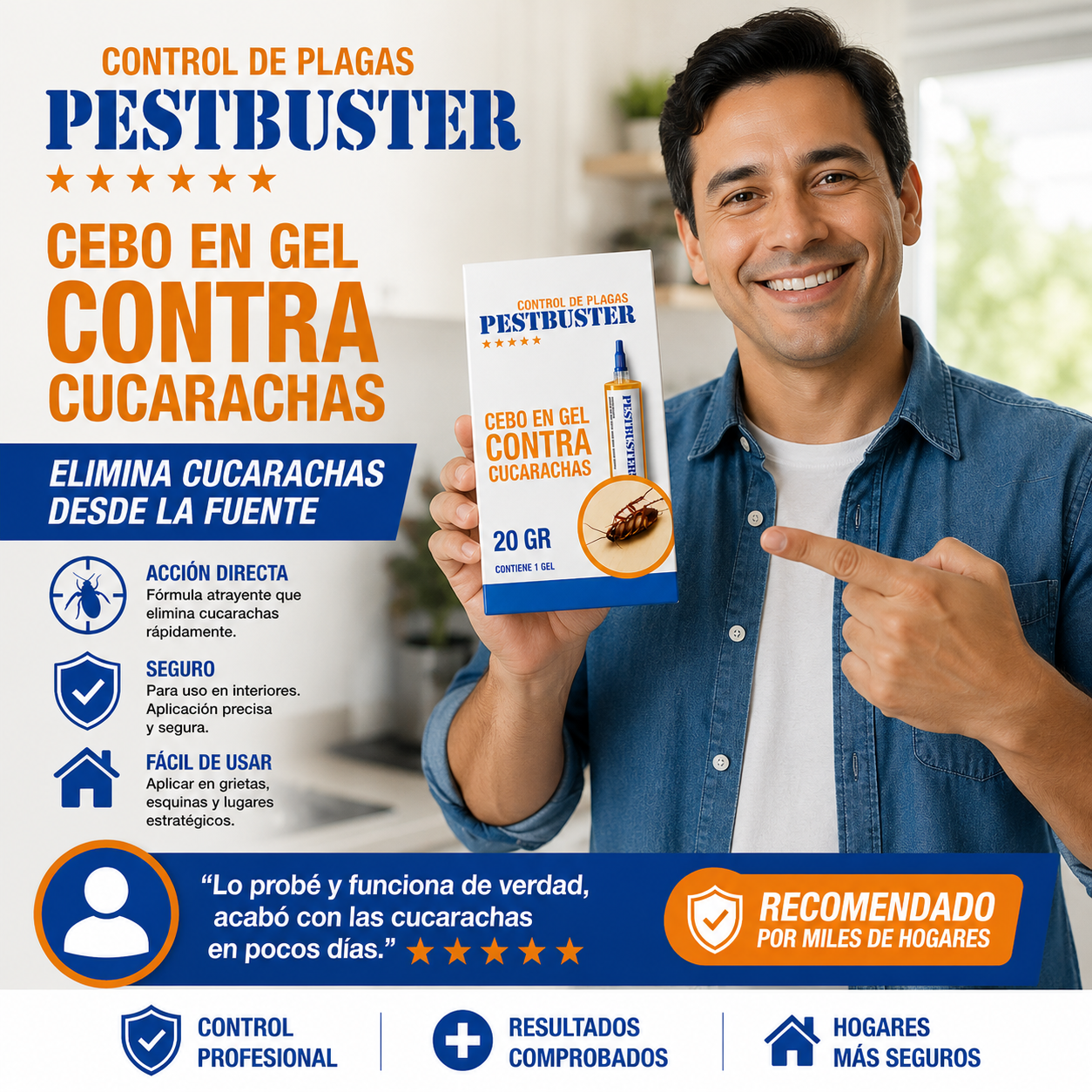 PESTBUSTER - ELIMINA CUCARACHAS