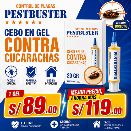 PESTBUSTER - ELIMINA CUCARACHAS