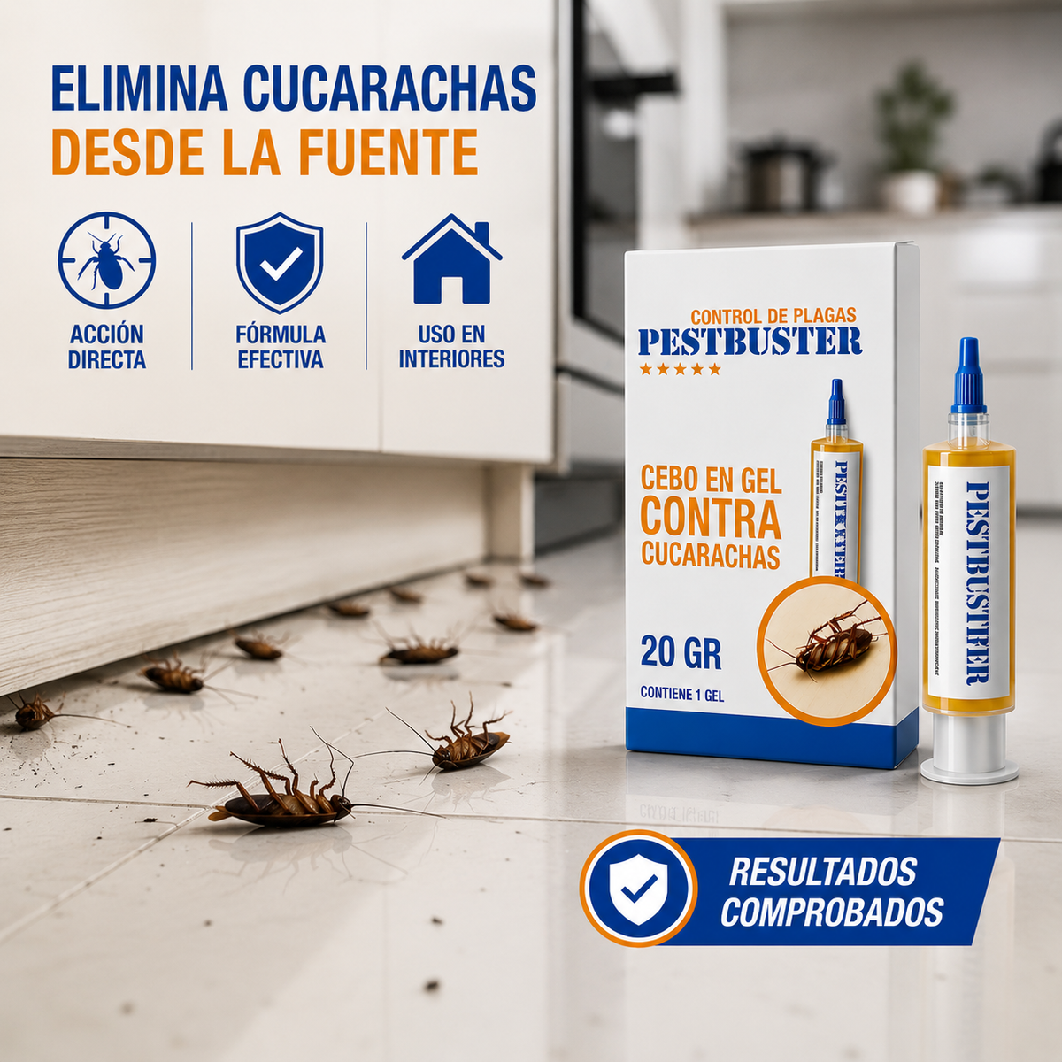 PESTBUSTER - ELIMINA CUCARACHAS