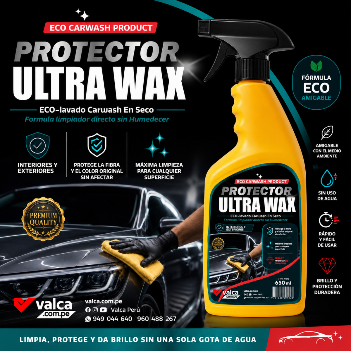 LAVADO EN SECO PROTECTOR - ULTRA WAX 650 ML